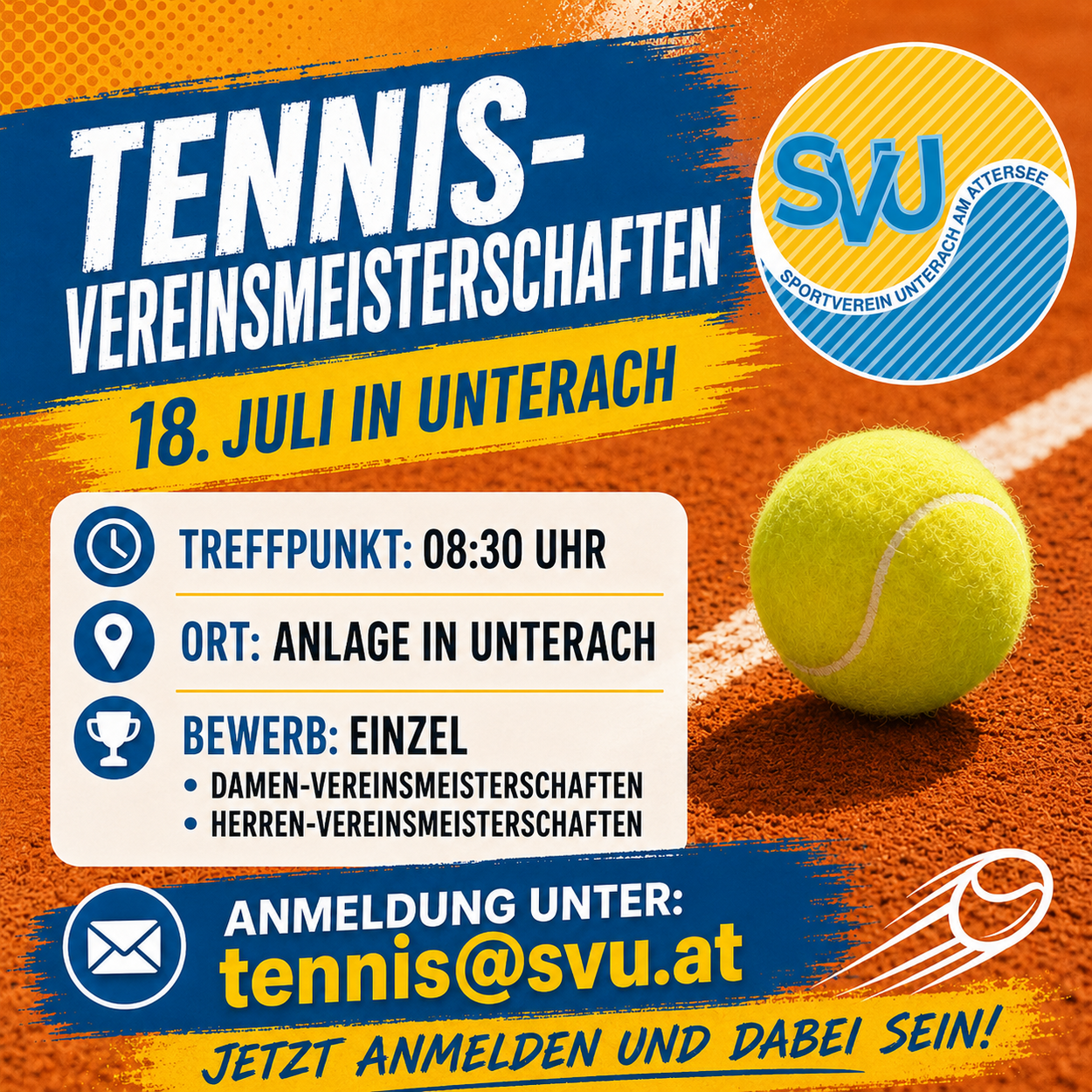 Vereinsmeisterschaften Einzel - 18. Juli 2026